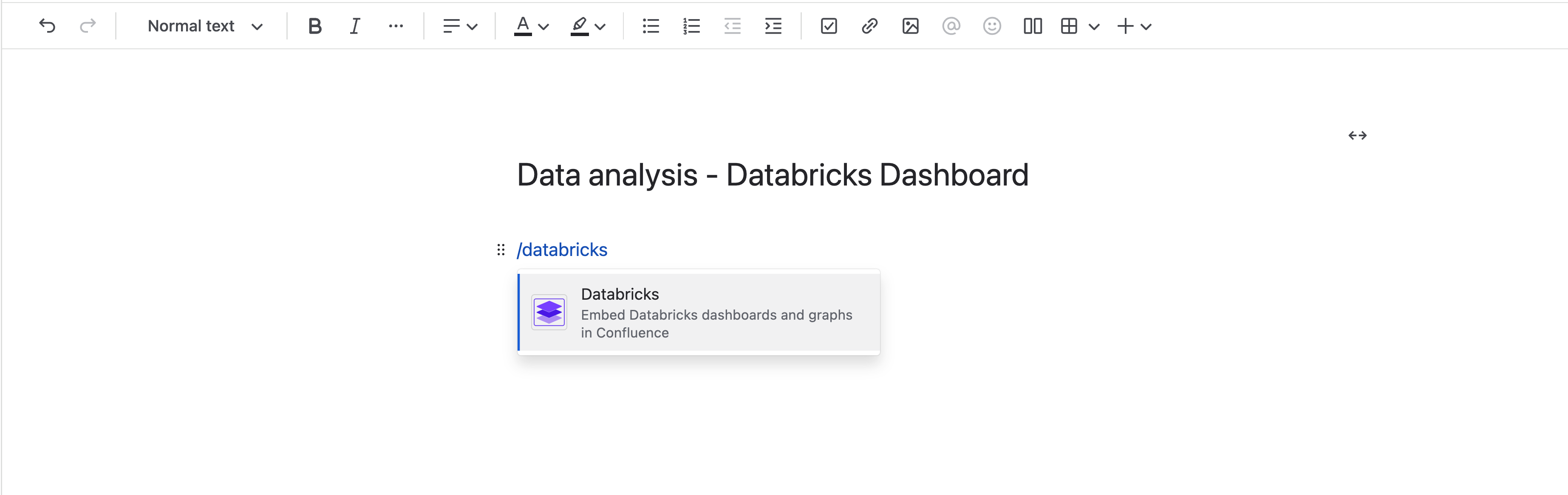 Inserting Databricks Macro